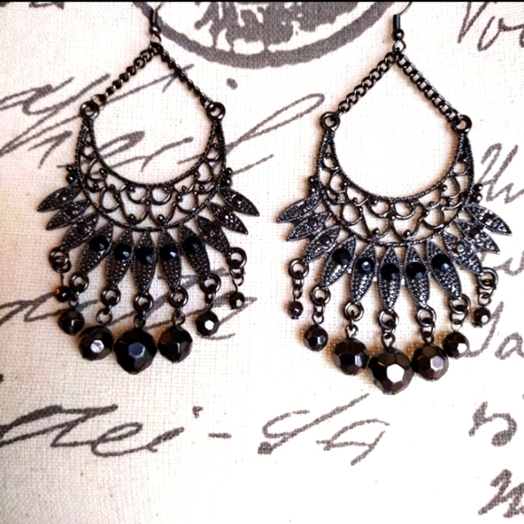 Vintage Dangle Earrings - Picture 1 of 5